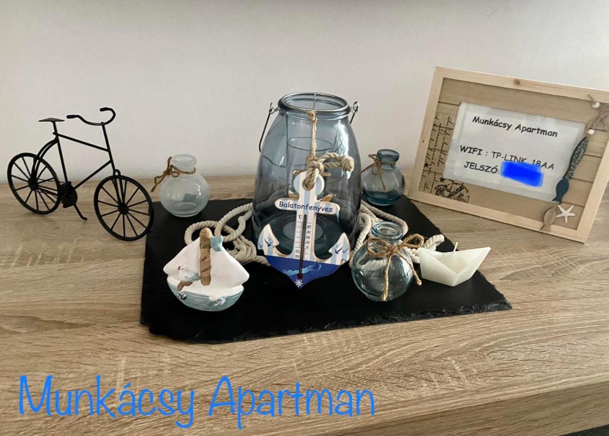 Munkacsy Apartmanok Balatonfenyves Buitenkant foto